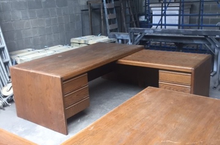 2 vintage bureaus