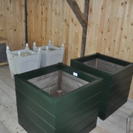 Diverse houten plantenbakken Diverse houten plantenbakken
