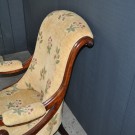 Engelse clubzetel mahonie - detail 2