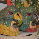 Maskers papier mache 19E detail 2