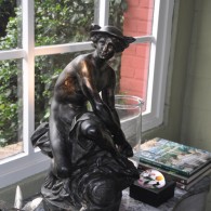 Mercurius plaster beeld Mercurius plaster beeld