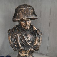 Napoleon buste terracotta getekend Goldschneider Napoleon buste terracotta getekend Goldschneider