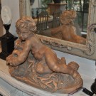 Putti in plaaster detail 1