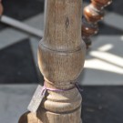 Ronde tafel 19e eeuws eik detail 3