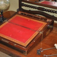 Schrijftafel desk mahonie Schrijftafel desk mahonie