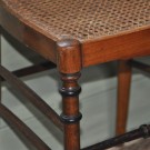 Set van 4 mahony stoeltjes: detail 2