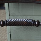 Set van 5 mahony stoelen Engels ca. 1870: detail 2